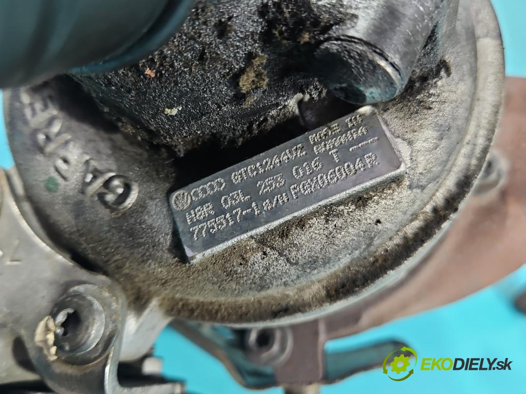 Vw Golf VI 2008-2013 1.6 TDI 90 hp manual 66 kW 1598 cm3 5- Turbodmychadlo 775517-1 (Kompletní turbodmychadlo)