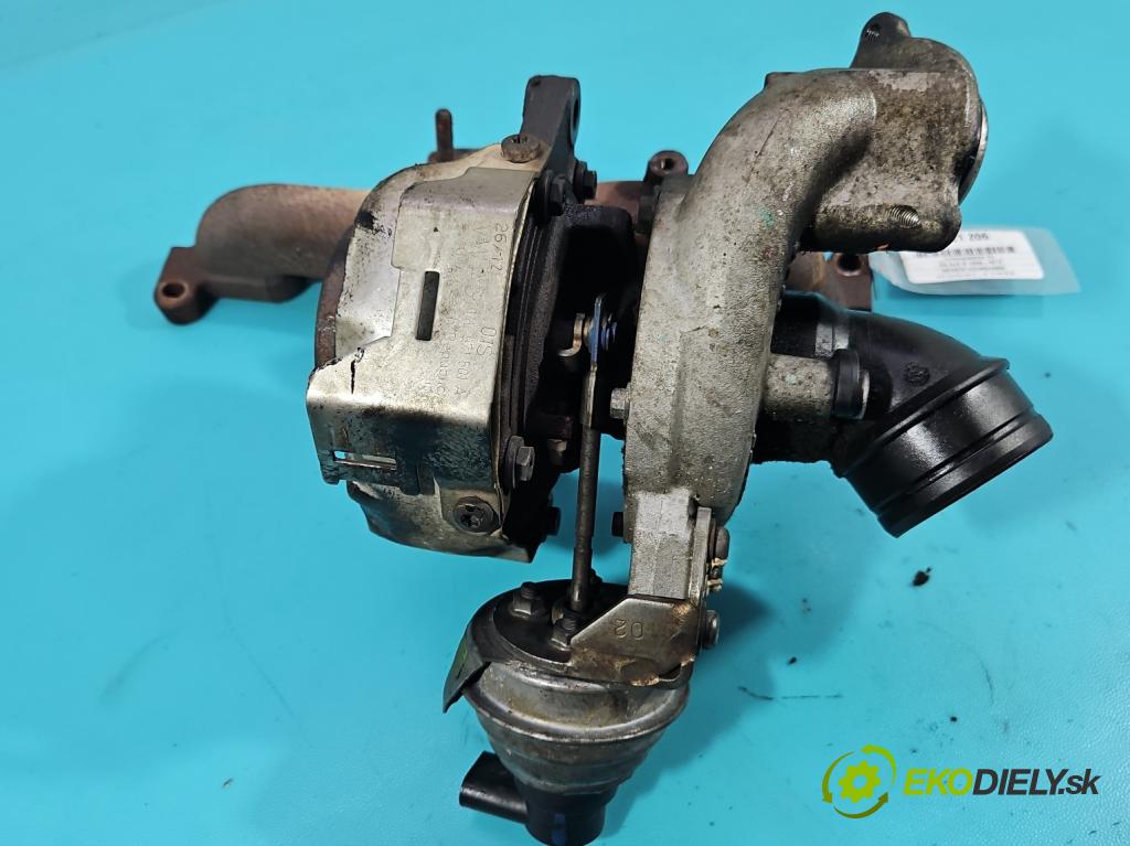 Vw Golf VI 2008-2013 1.6 TDI 90 hp manual 66 kW 1598 cm3 5- Turbodmychadlo 775517-1 (Kompletní turbodmychadlo)