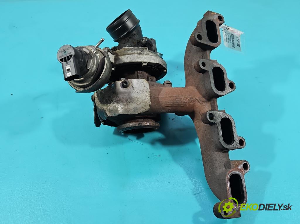 Vw Golf VI 2008-2013 1.6 TDI 90 hp manual 66 kW 1598 cm3 5- Turbodmychadlo 775517-1 (Kompletní turbodmychadlo)