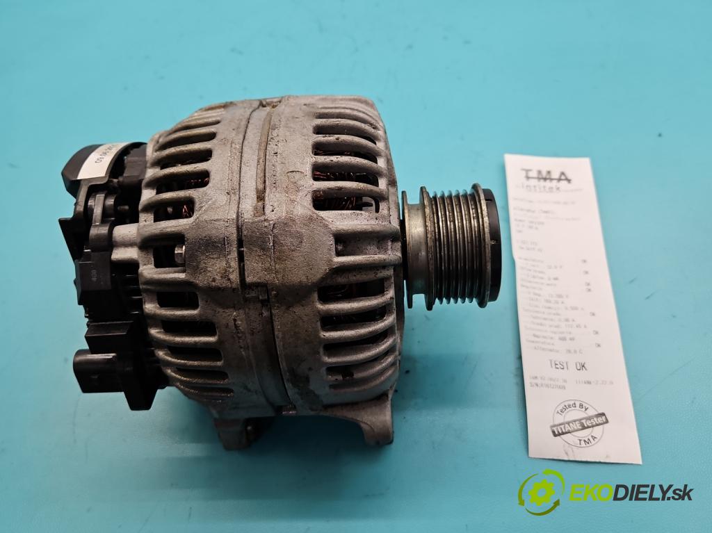 Vw Golf VI 2008-2013 1.6 TDI 90 HP manual 66 kW 1598 cm3 5- Alternator 06F903023 (Alternátor)
