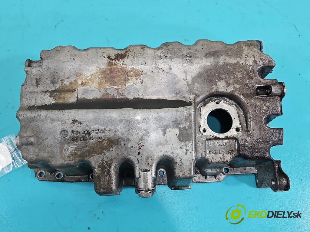 Vw Golf VI 2008-2013 1.6 TDI 90 HP manual 66 kW 1598 cm3 5- vaňa olejová 03G103603 (Olejová vaňa)