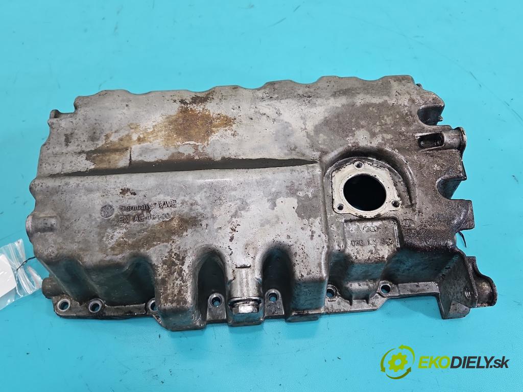 Vw Golf VI 2008-2013 1.6 TDI 90 HP manual 66 kW 1598 cm3 5- vaňa olejová 03G103603 (Olejová vaňa)