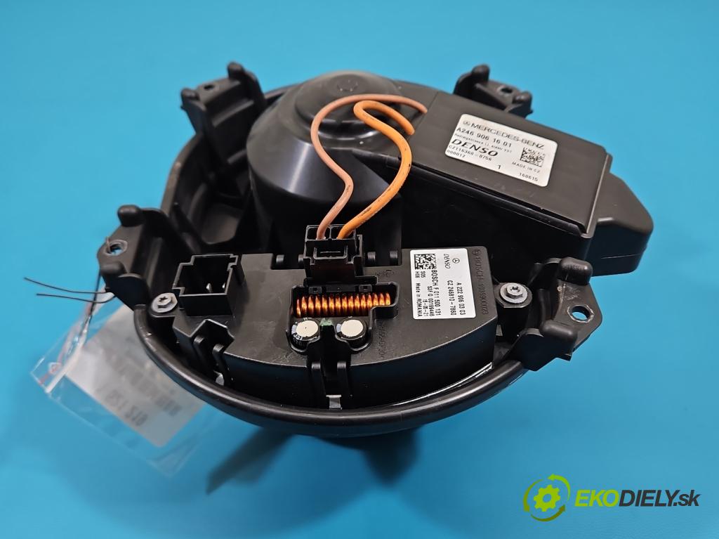Mercedes A W176 2012-2018 1.5 CDI 109 hp manual 80 kW 1461 cm3 5- ventilátor vzduchu A2469061601