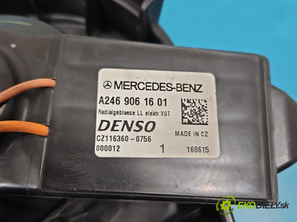 Mercedes A W176 2012-2018 1.5 CDI 109 hp manual 80 kW 1461 cm3 5- ventilátor vzduchu A2469061601
