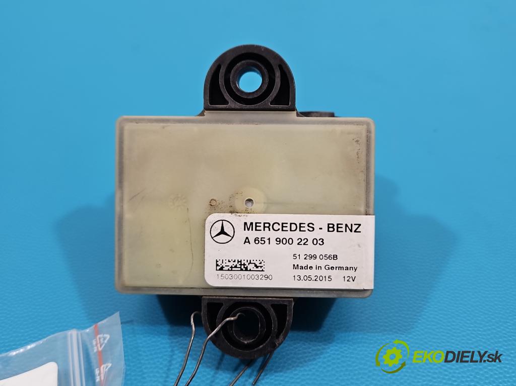 Mercedes A W176 2012-2018 1.5 CDI 109 HP manual 80 kW 1461 cm3 5- Relé: svíčky: zařicích: A6519002203 (Relé)