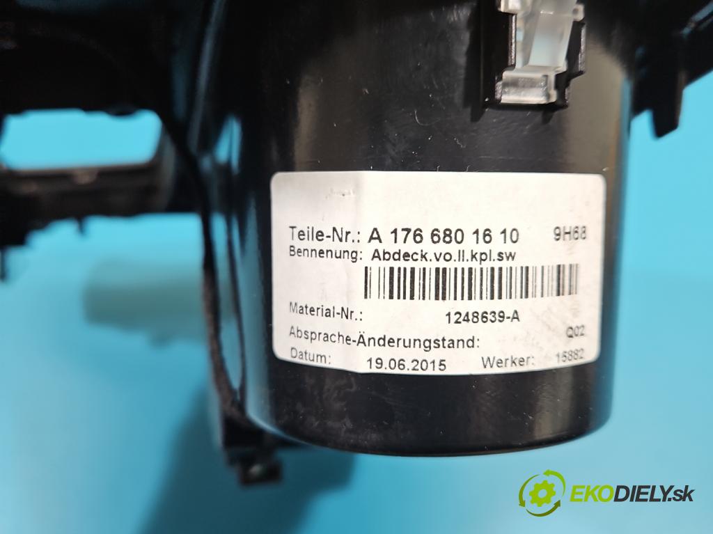 Mercedes A W176 2012-2018 1.5 CDI 109 hp manual 80 kW 1461 cm3 5- Rukojeť: na napoje: A1766801610 (Držák nápojů)