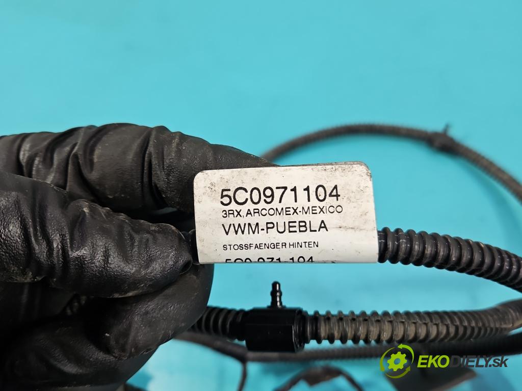 Vw Golf VI 2008-2013 1.6 TDI 90 HP manual 66 kW 1598 cm3 5- snímač parkovaní: 5C0971104