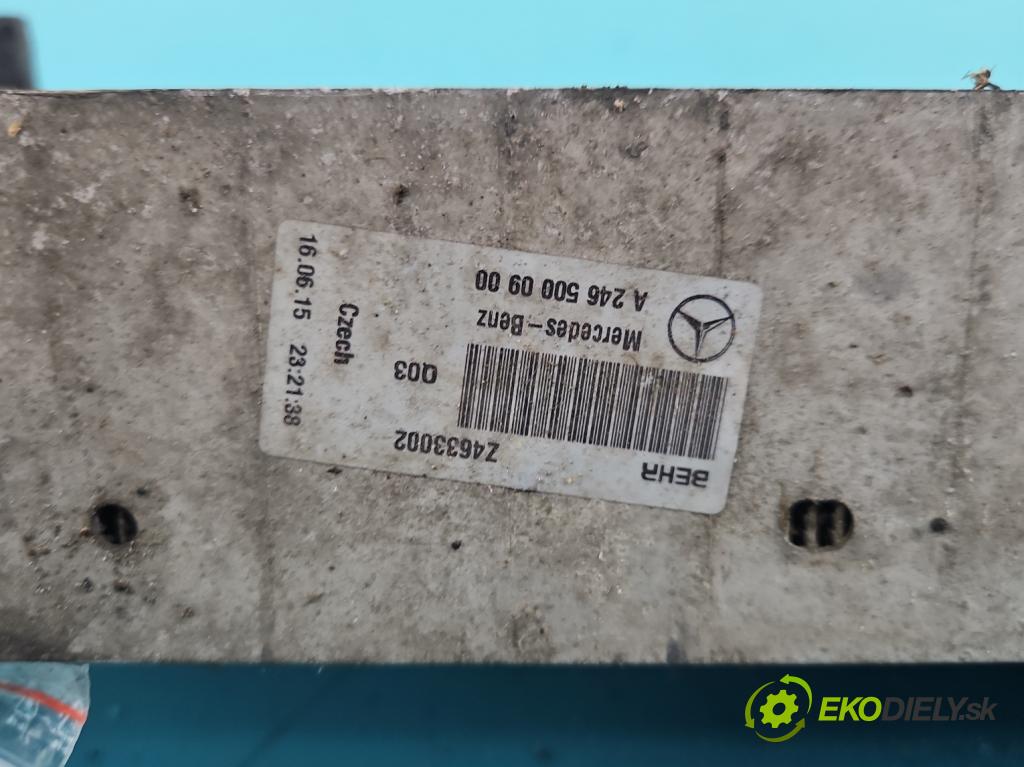 Mercedes A W176 2012-2018 1.5 CDI 109 hp manual 80 kW 1461 cm3 5- Intercooler A2465000900 (Intercooler (chladič stlačeného vzduchu))