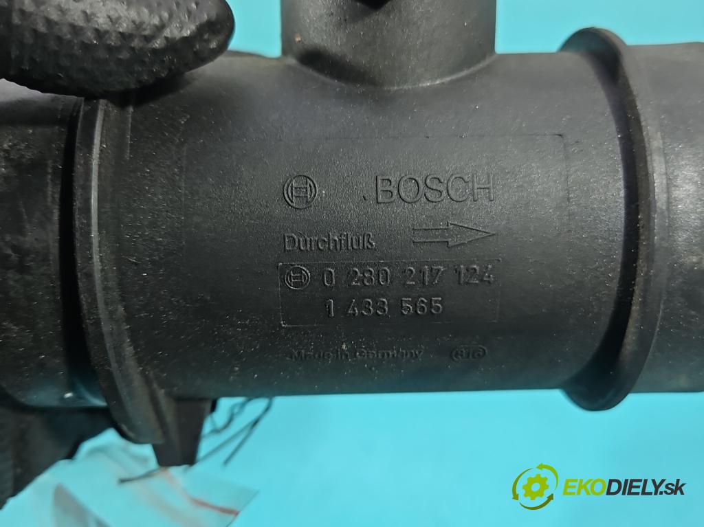 Bmw 3 E46 1998-2007 1.9b: 118 HP automatic 87 kW 1895 cm3 4- průtokoměr: 0280217124 (Váha vzduchu)