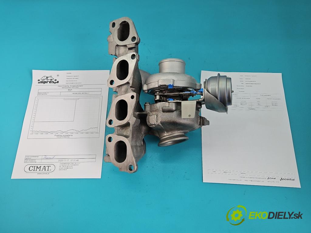 Opel Vectra C 2002-2008 1.9 CDTI 150 HP automatic 110 kW 1910 cm3 5- turbodúchadlo, turbo repasovaná 766340-1