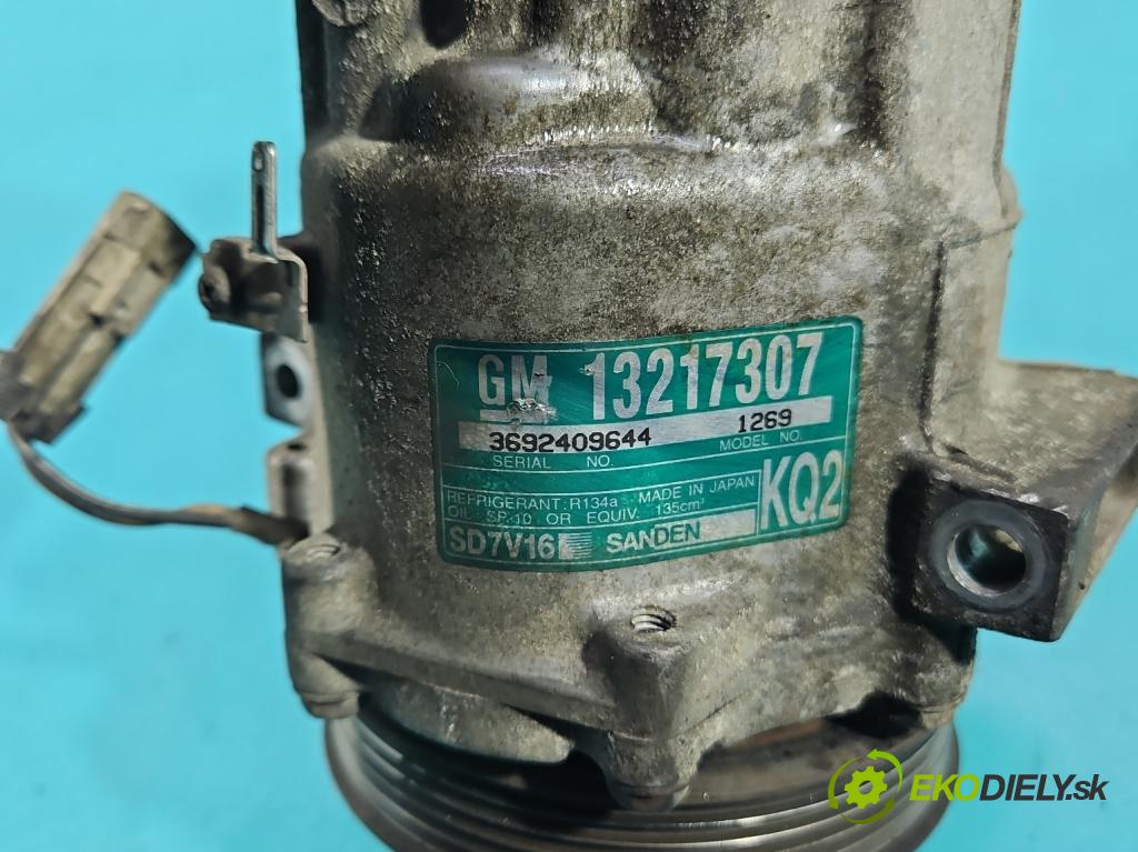 Opel Vectra C 2002-2008 1.9 CDTI 150 hp automatic 110 kW 1910 cm3 5- Kompresor: klíma 13217307 (Kompresor klimatizace)