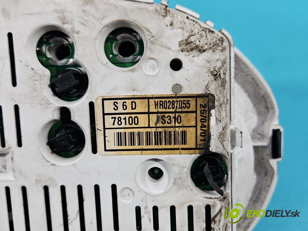 Honda Civic VII 2000-2006 1.4 16V 90 HP manual 66 kW 1396 cm3 5- prístrojovka/ budíky HR0287055 (Prístrojová doska)