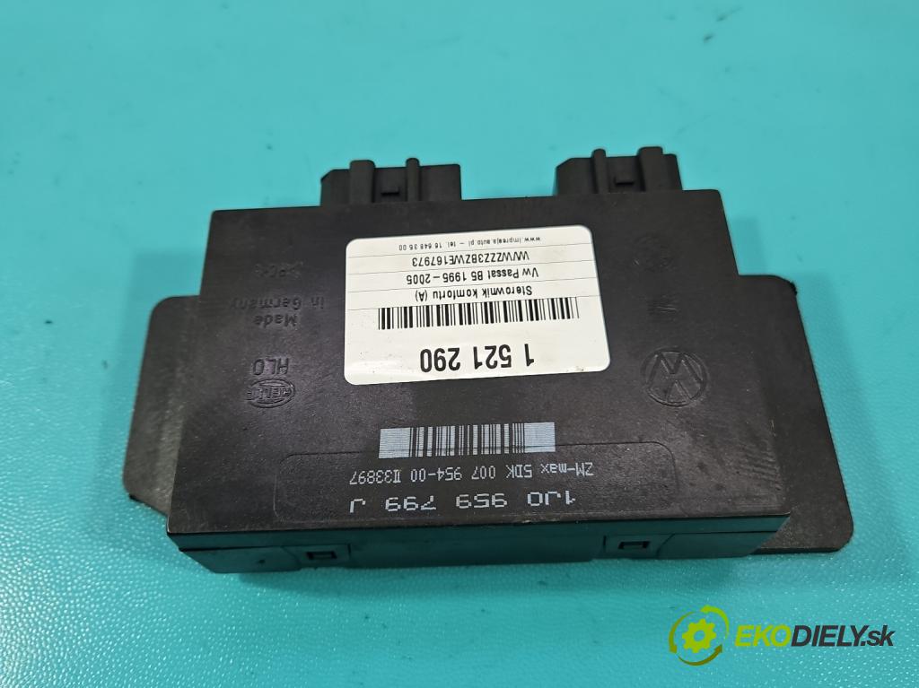 Vw Passat B5 1995-2005 1.9 TDI 90 HP manual 66 kW 1896 cm3 5- riadiaca jednotka komfortu 1J0959799J