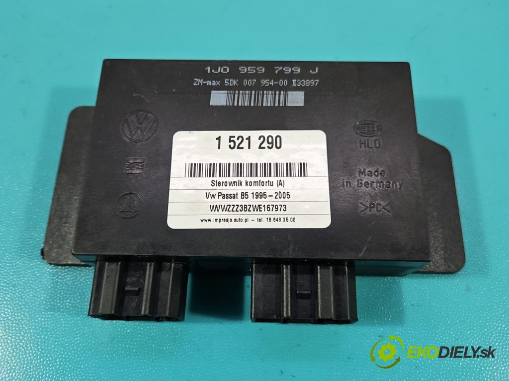 Vw Passat B5 1995-2005 1.9 TDI 90 HP manual 66 kW 1896 cm3 5- riadiaca jednotka komfortu 1J0959799J