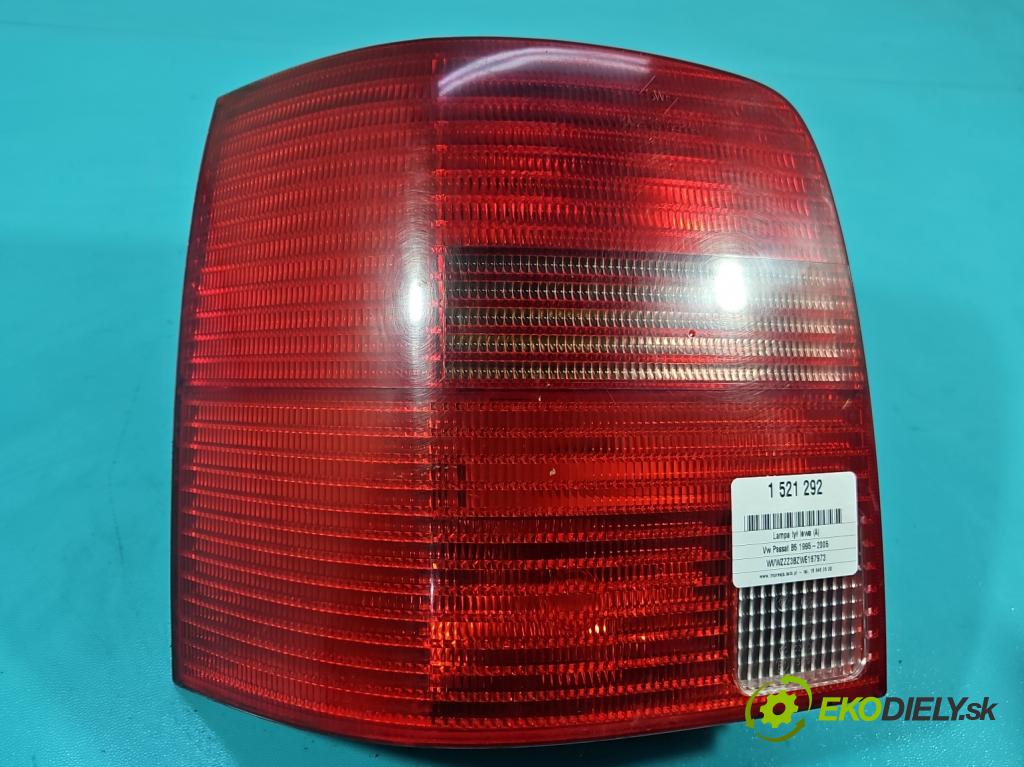 Vw Passat B5 1995-2005 1.9 TDI 90 HP manual 66 kW 1896 cm3 5- svetlo / reflektor zadné ľavé 3B9945111 (Kľučka dverí ostatné)