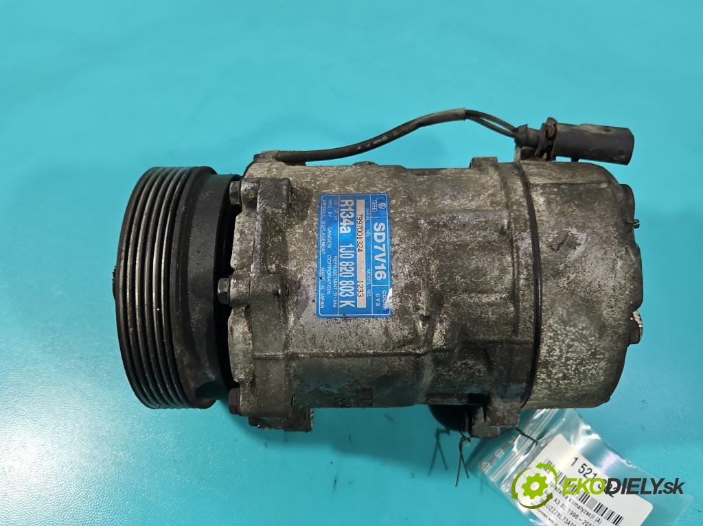 Audi A3 8L 1996-2003 1.9 TDI 101 hp automatic 74 kW 1896 cm3 5- Kompresor: klíma 1J0820803K (Kompresor klimatizace)