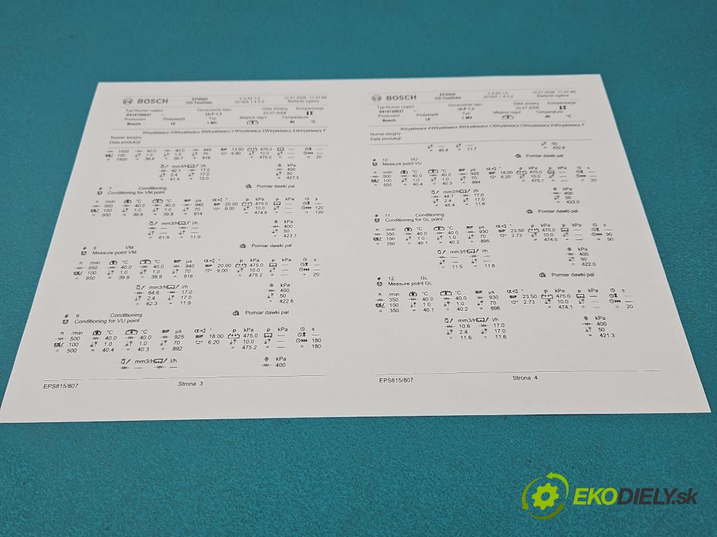Audi A3 8L 1996-2003 1.9 TDI 101 HP automatic 74 kW 1896 cm3 5- vstrekovacie čerpadlo 0414720037 (Vstrekovač paliva)