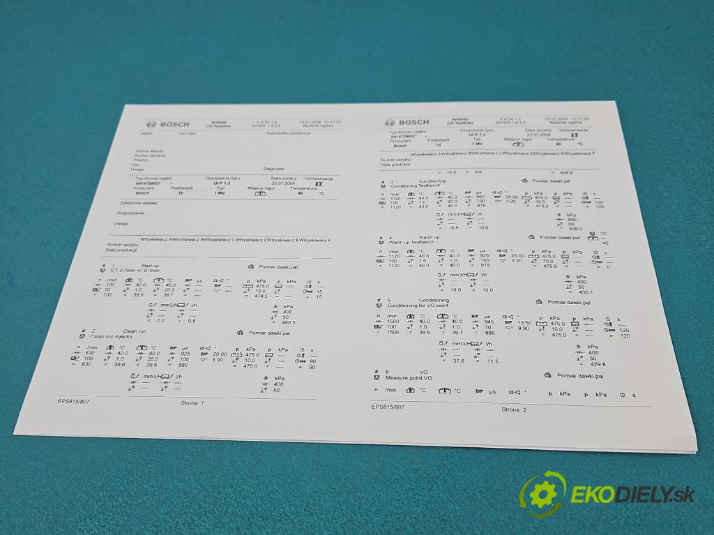 Audi A3 8L 1996-2003 1.9 TDI 101 HP automatic 74 kW 1896 cm3 5- vstrekovacie čerpadlo 0414720037 (Vstrekovač paliva)
