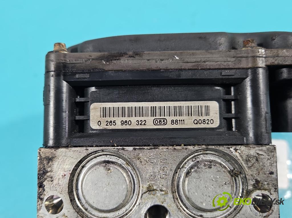 Mercedes E W211 2002-2009 2.2 cdi 136 HP automatic 100 kW 2148 cm3 5- čerpadlo abs 0265250251 (Pumpa ABS)