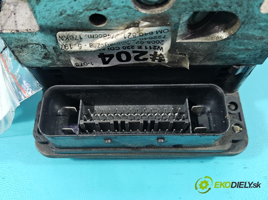 Mercedes E W211 2002-2009 2.2 cdi 136 HP automatic 100 kW 2148 cm3 5- čerpadlo abs 0265250251 (Pumpa ABS)