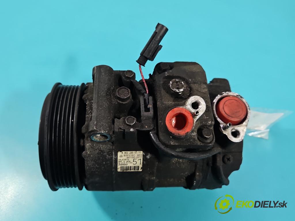 Mercedes E W211 2002-2009 2.2 cdi 136 HP automatic 100 kW 2148 cm3 5- Kompresor: klimatizácie A0022305111 (Kompresor klimatizácie)