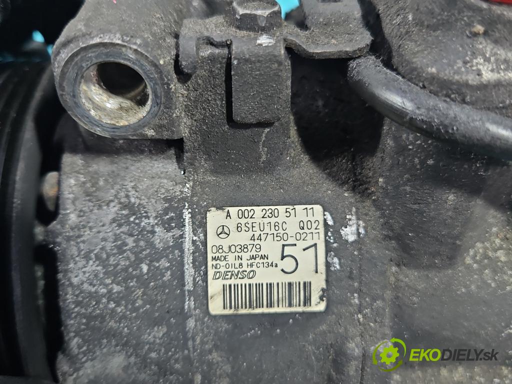 Mercedes E W211 2002-2009 2.2 cdi 136 HP automatic 100 kW 2148 cm3 5- Kompresor: klimatizácie A0022305111 (Kompresor klimatizácie)