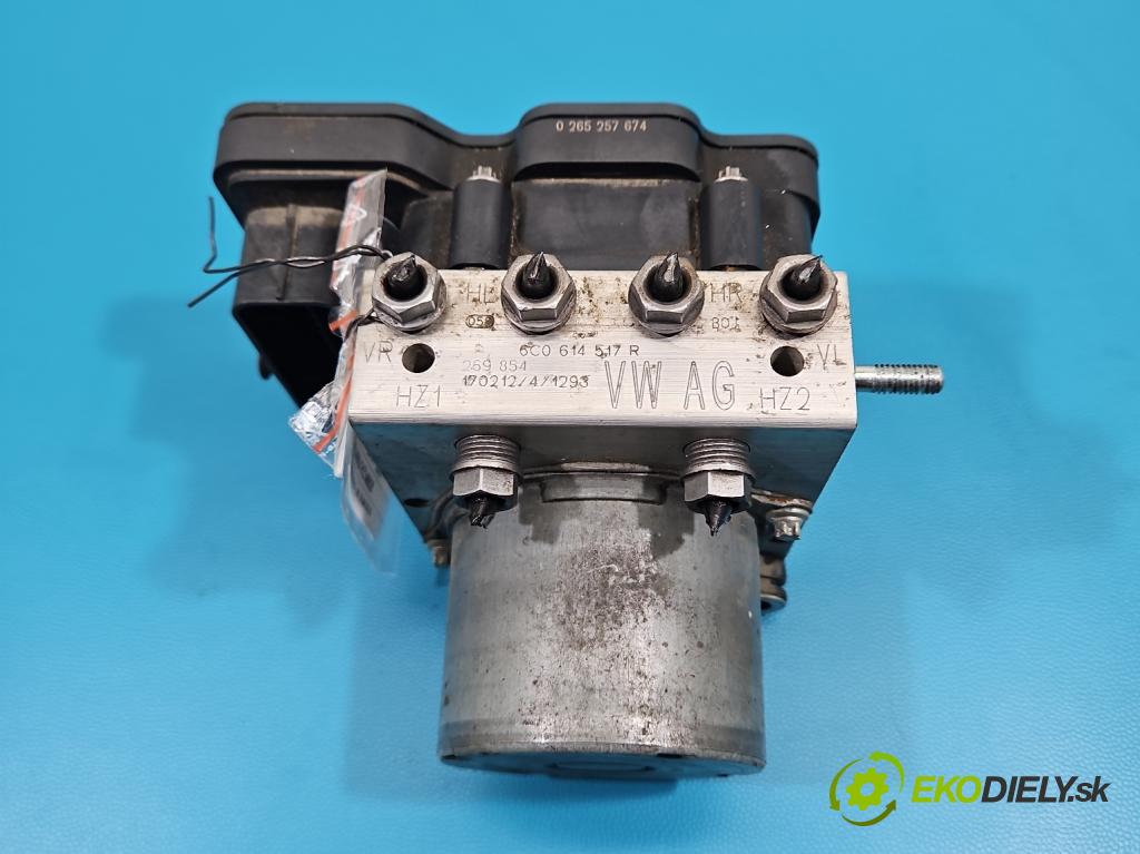 Skoda Fabia III 2014- 2021 1.2 TSI 110 HP manual 81 kW 1197 cm3 5- čerpadlo abs 6C0614517R (Pumpa ABS)