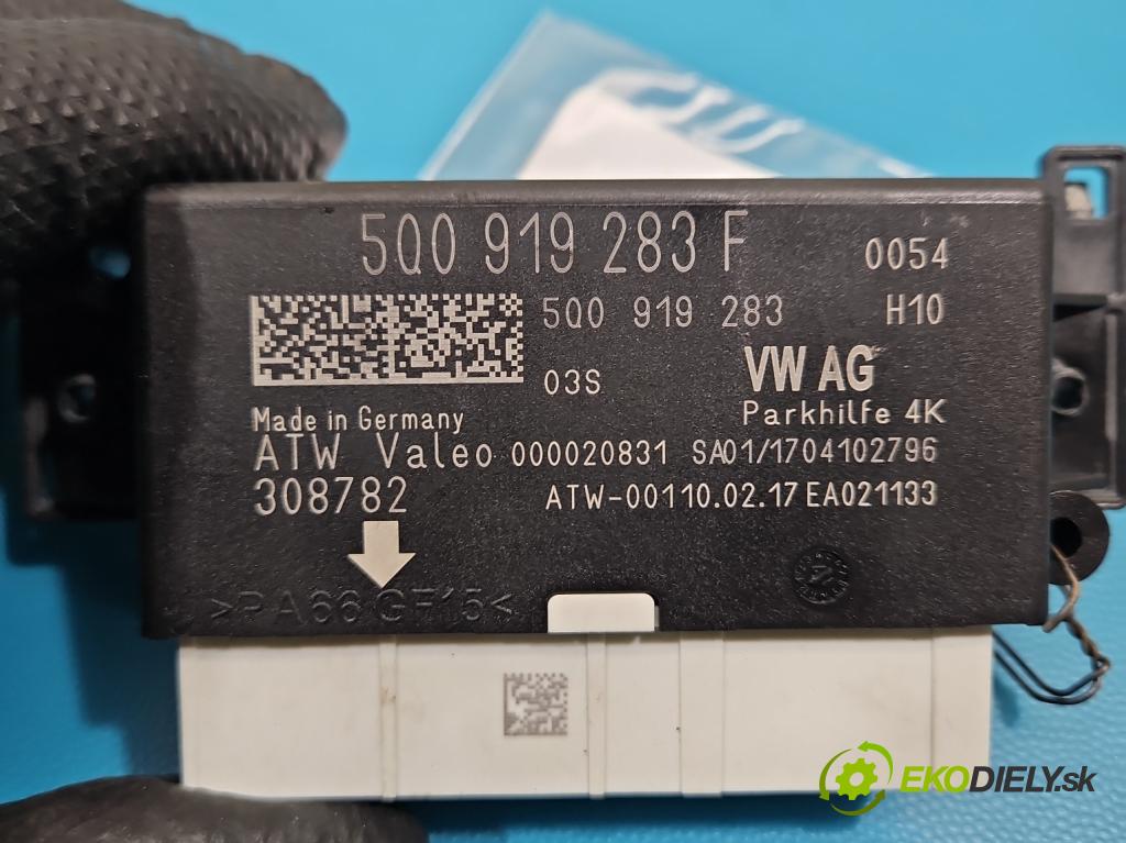 Skoda Fabia III 2014- 2021 1.2 TSI 110 HP manual 81 kW 1197 cm3 5- riadiaca jednotka parkovaní: 5Q0919283F