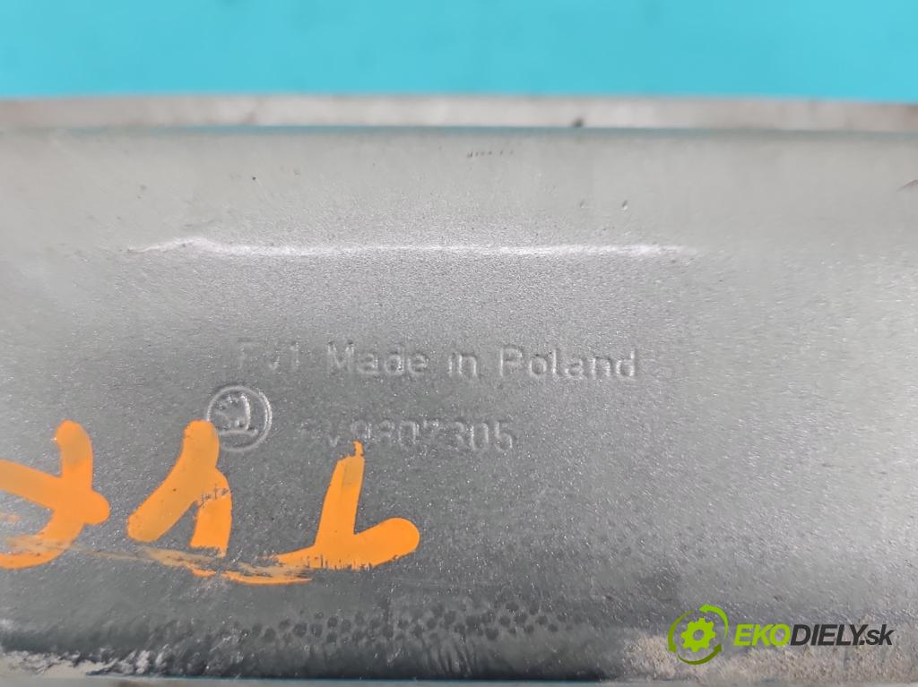 Skoda Fabia III 2014- 2021 1.2 TSI 110 HP manual 81 kW 1197 cm3 5- výstuha nárazník zadné 6V9807305