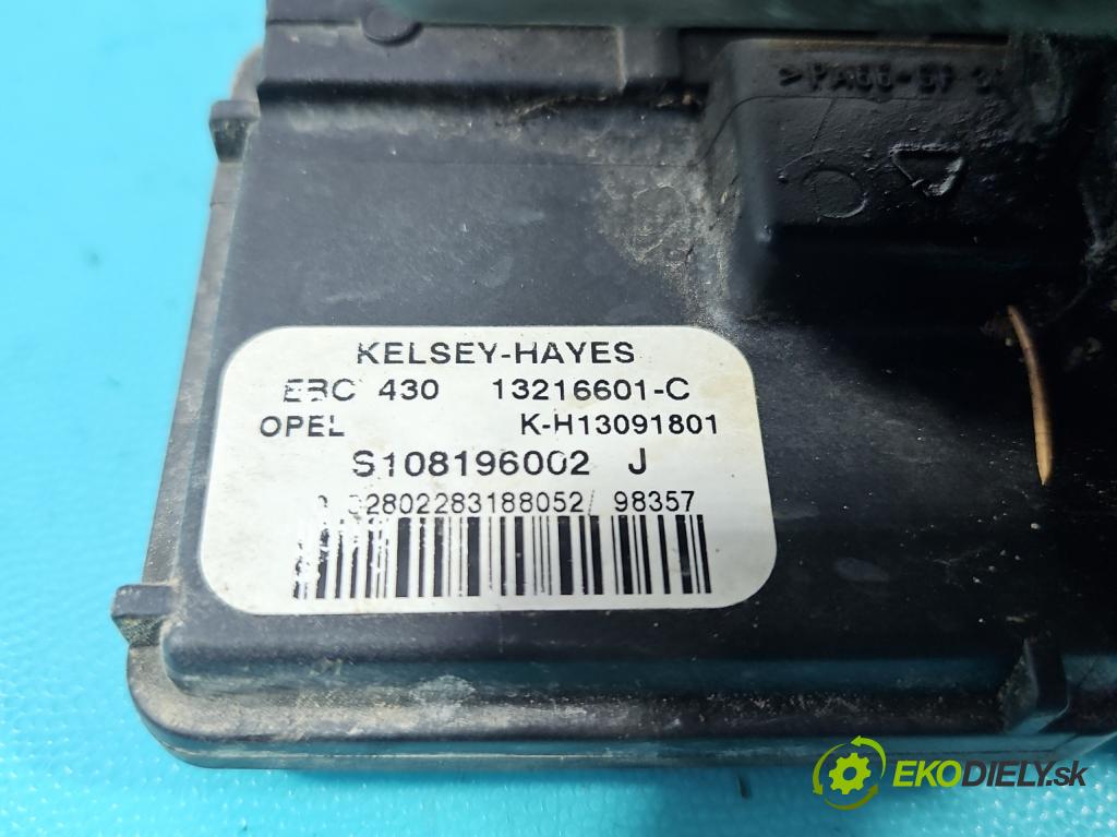 Opel Vectra B 1995-2002 1.8 16V 116 HP manual 85 kW 1800 cm3 4- čerpadlo abs 13216601-C (Pumpa ABS)