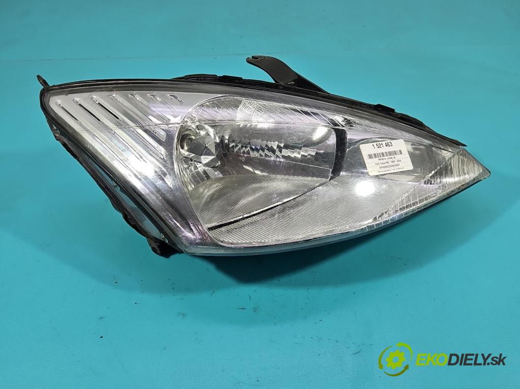 Ford Focus Mk1 1998-2004 1.6 16V 101 HP manual 74 kW 1596 cm3 5- Reflektor: pravý  (Svetlo predné pravé)