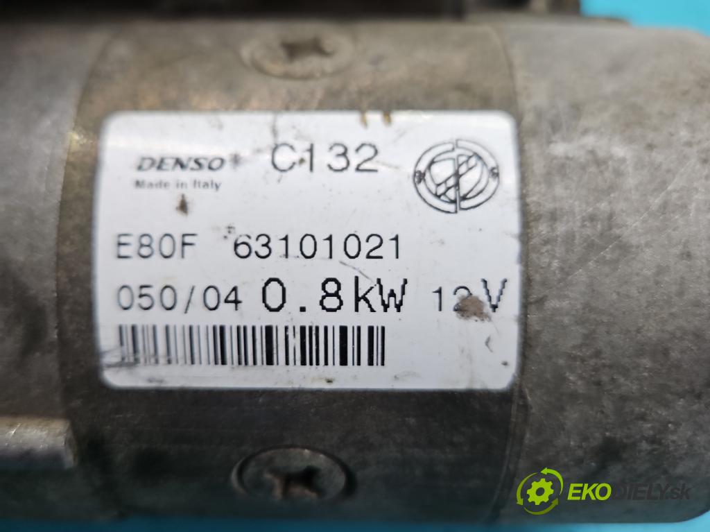 Fiat Panda II 2003-2012 1.1b 54 HP manual 40 kW 1108 cm3 5- štartér 63101021 (Štartér)