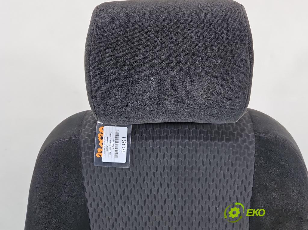 Toyota Corolla E12 2001-2009 1.8 VVTI usa 135 HP manual 99 kW 1794 cm3 4- Sedačka pravý  (Sedadlo)