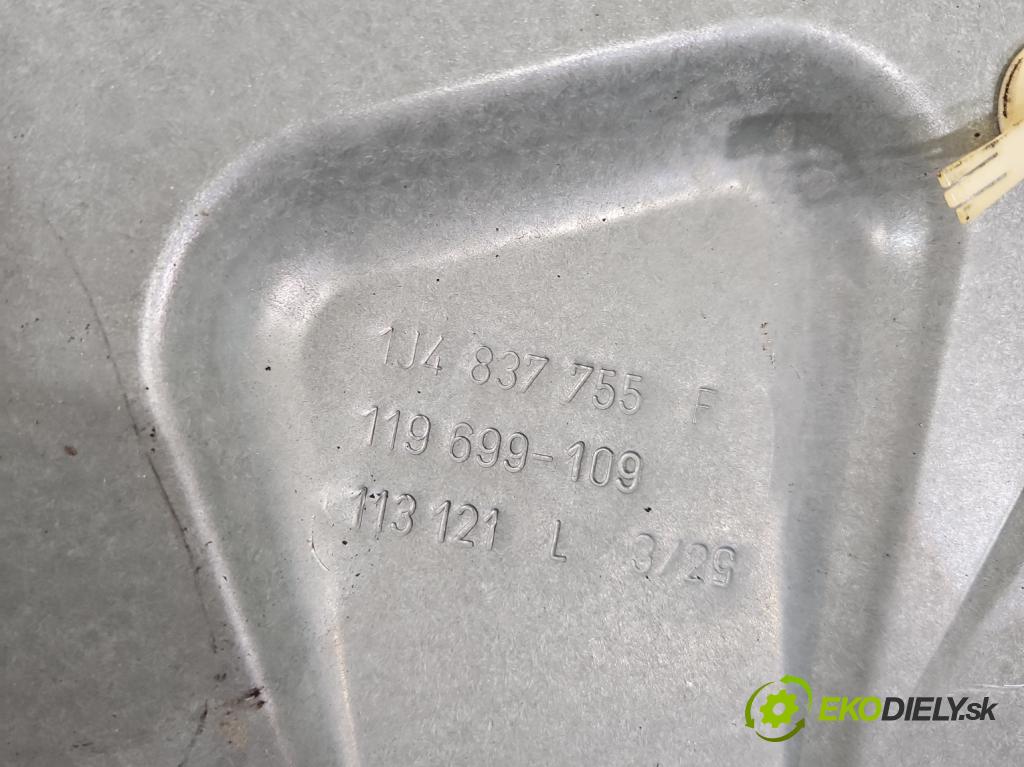 Vw Golf IV 1997-2003 1.9 tdi 90 HP manual 66 kW 1896 cm3 5- mechanizmus okna predné ľavý 1J4837729N