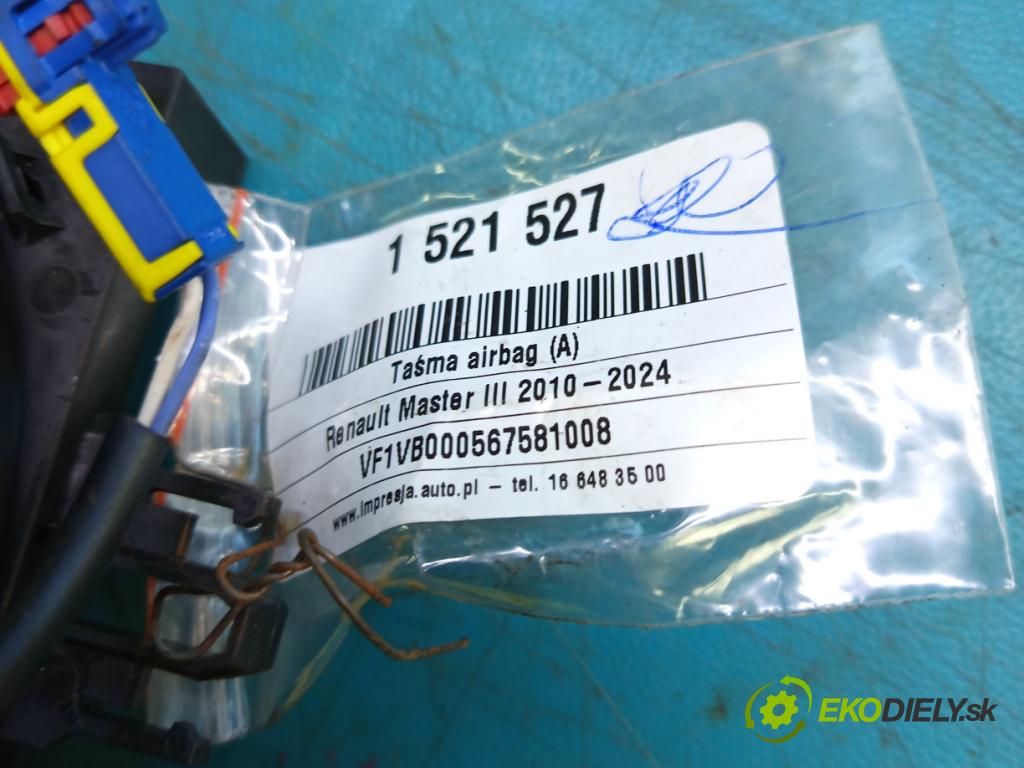 Renault Master III 2010-2024 2.3 DCI 163 hp manual 120 kW 2299 cm3 5- Páska: airbag  (Airbag)