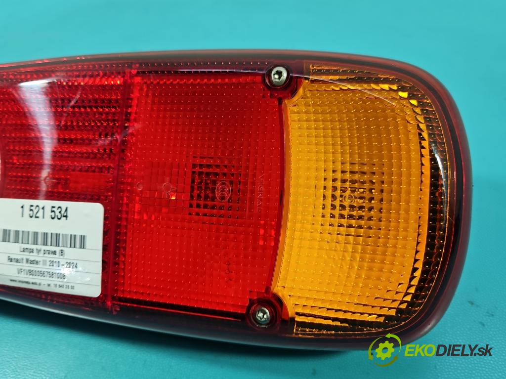 Renault Master III 2010-2024 2.3 DCI 163 hp manual 120 kW 2299 cm3 5- světlo zadní pravé 265500292R (Klika dveří ostatní)