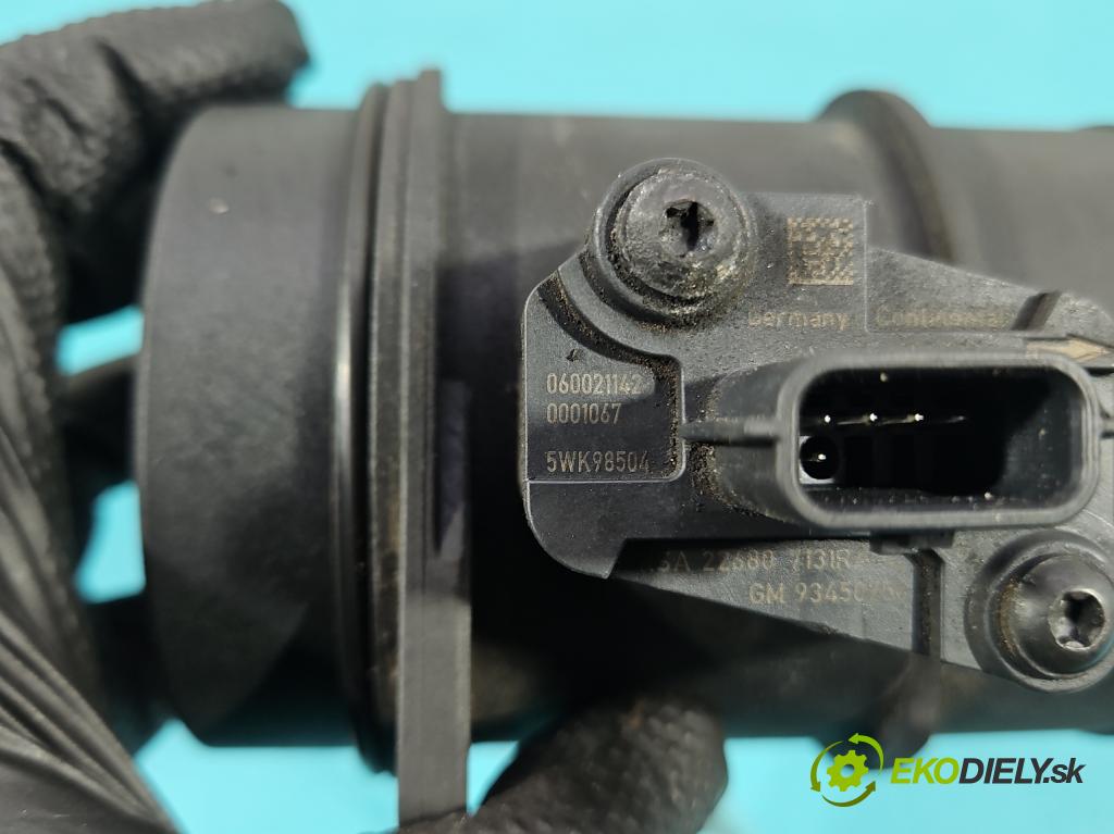 Renault Master III 2010-2024 2.3 DCI 163 HP manual 120 kW 2299 cm3 5- průtokoměr: 165765213R (Váha vzduchu)