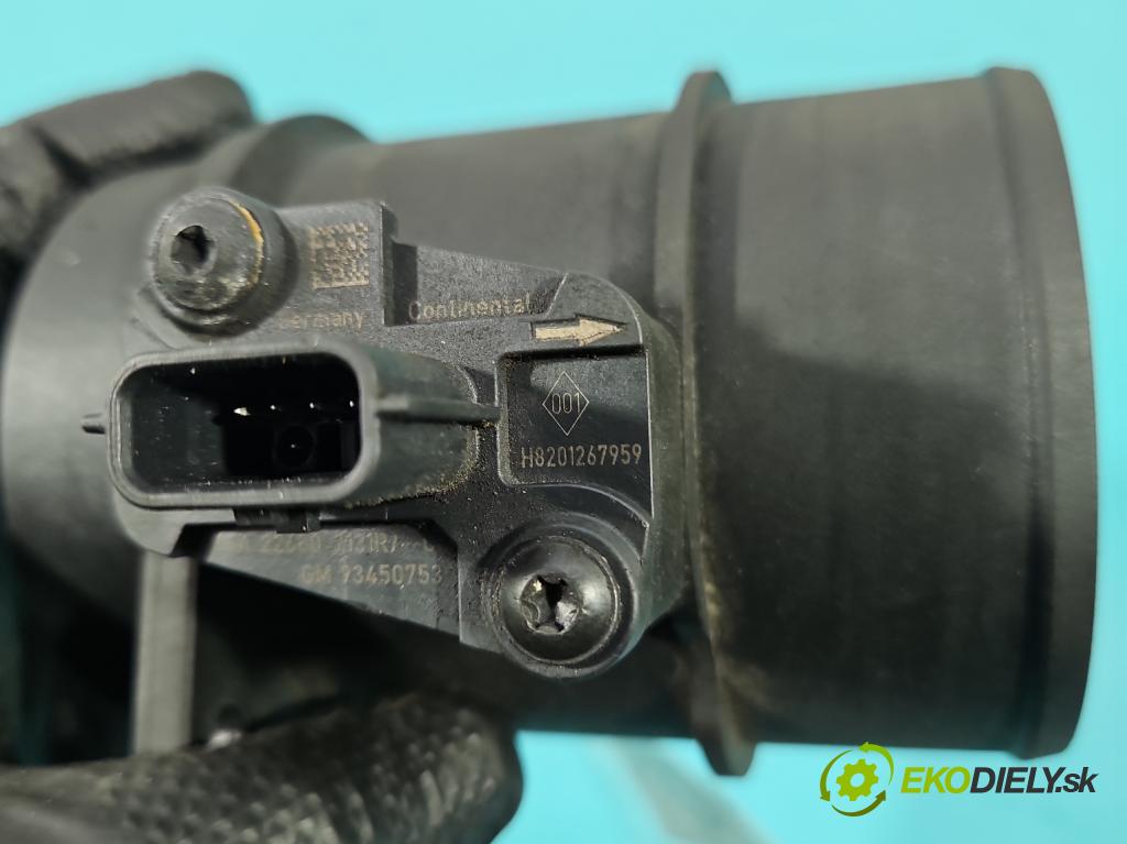 Renault Master III 2010-2024 2.3 DCI 163 HP manual 120 kW 2299 cm3 5- průtokoměr: 165765213R (Váha vzduchu)