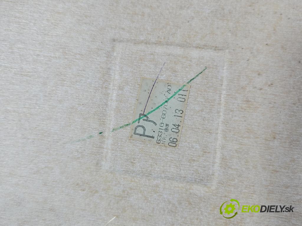 Toyota Land Cruiser J120 2002-2010 do čištění: