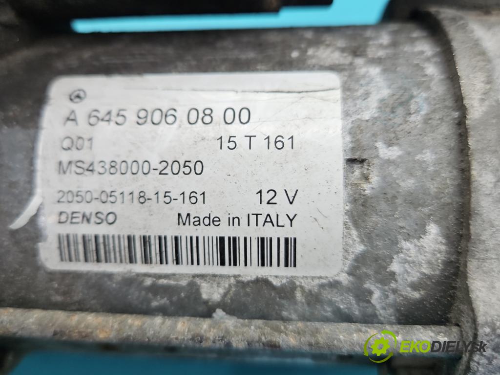 Mercedes A W176 2012-2018 1.5 CDI 109 HP manual 80 kW 1461 cm3 5- štartér A6459060800 (Štartér)