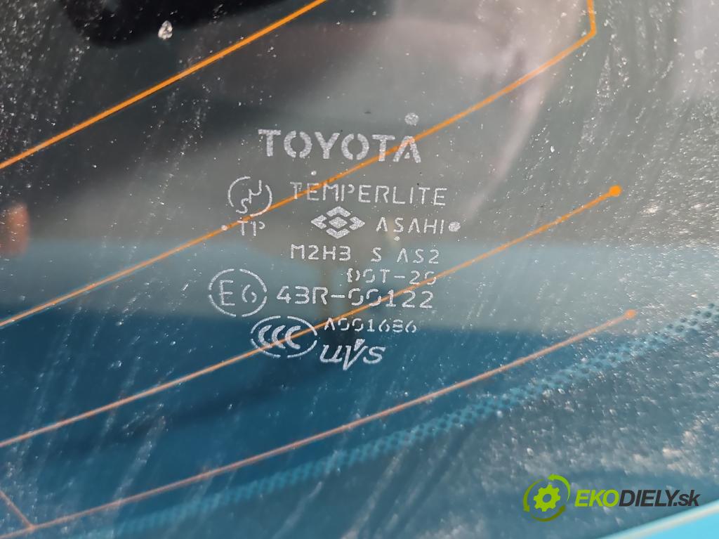 Toyota Land Cruiser J120 2002-2010 3.0 D4D 166 hp automatic 122 kW 2982 cm3 5- sklo zadní levé