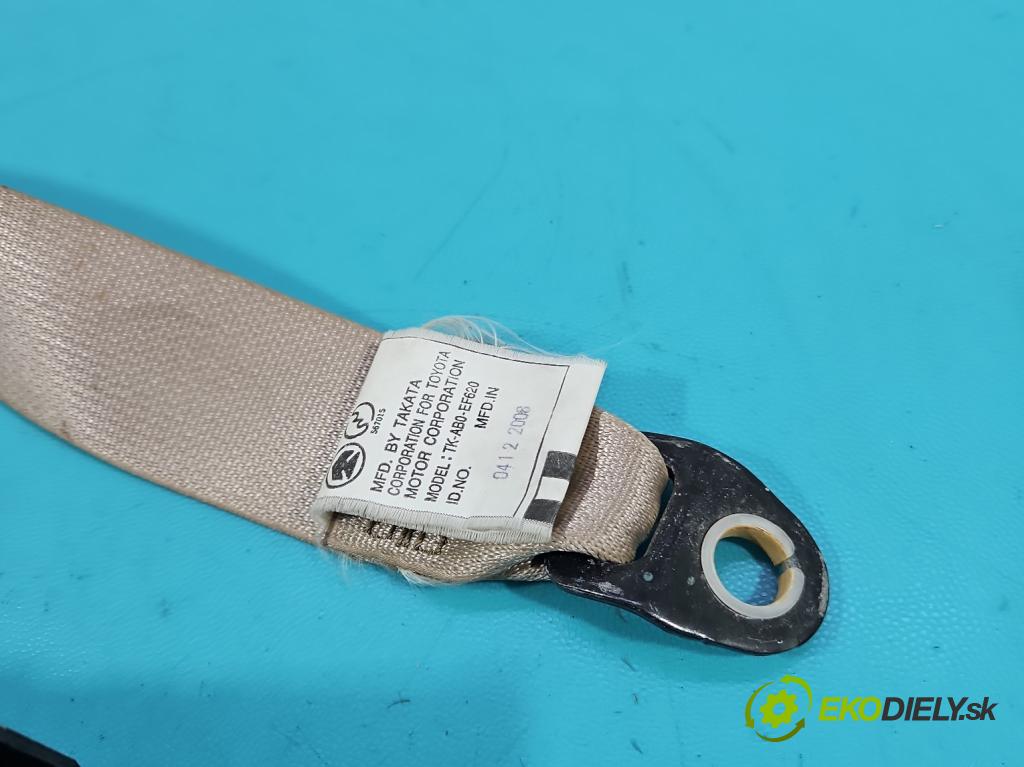Toyota Land Cruiser J120 2002-2010 3.0 D4D 166 HP automatic 122 kW 2982 cm3 5- pas bezpečnosť: zadné pravý