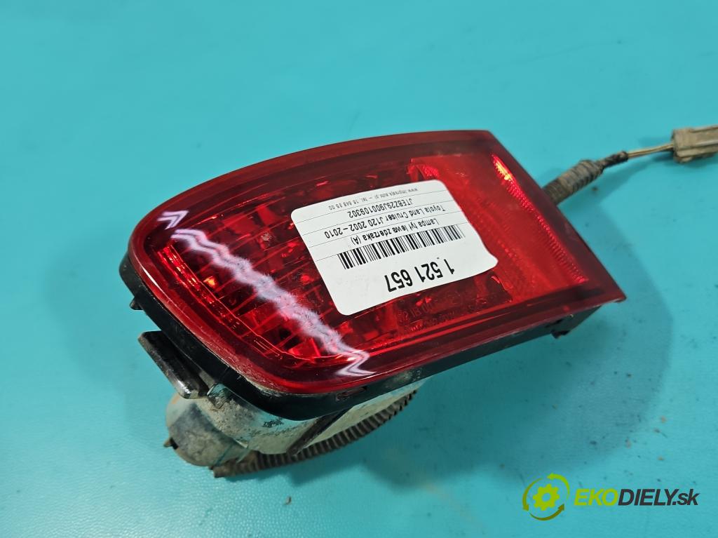 Toyota Land Cruiser J120 2002-2010 3.0 D4D 166 hp automatic 122 kW 2982 cm3 5- světlo zadní levé nárazníku