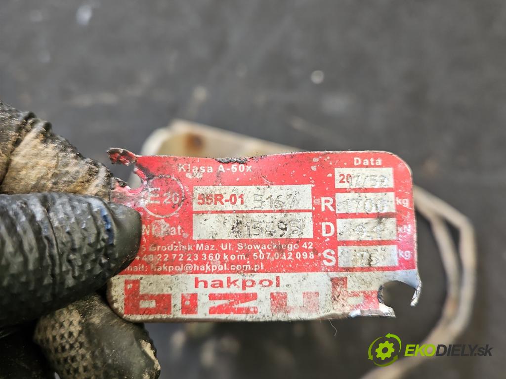 Toyota Land Cruiser J120 2002-2010 3.0 D4D 166 hp automatic 122 kW 2982 cm3 5- oko tažné  (Tažné zařízení)