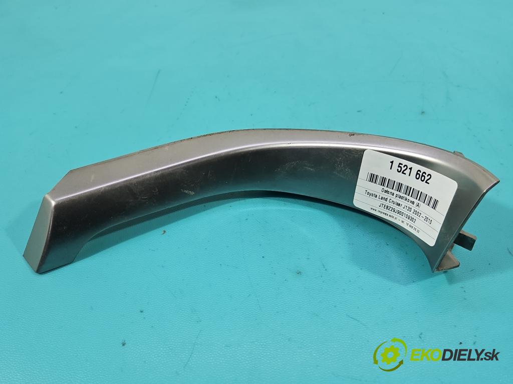 Toyota Land Cruiser J120 2002-2010 3.0 D4D 166 HP automatic 122 kW 2982 cm3 5- kryt plast 58834-60020