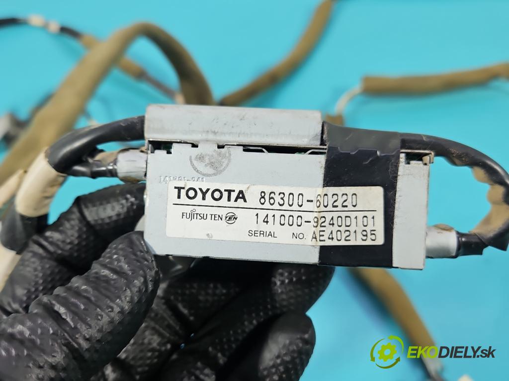Toyota Land Cruiser J120 2002-2010 3.0 D4D 166 HP automatic 122 kW 2982 cm3 5- Antena 86300-60220