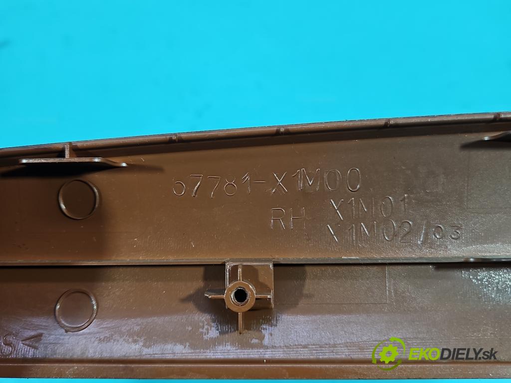 Toyota Land Cruiser J120 2002-2010 3.0 D4D 166 HP automatic 122 kW 2982 cm3 5- lišta ozdobná vnitŕní: 67782-X1M00