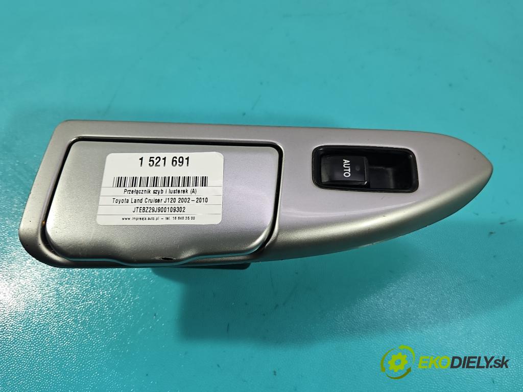 Toyota Land Cruiser J120 2002-2010 3.0 D4D 166 HP automatic 122 kW 2982 cm3 5- prepínač okien spätných zrkadiel 84030-60022