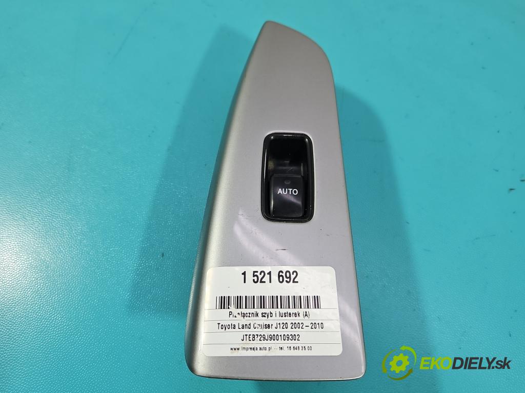 Toyota Land Cruiser J120 2002-2010 3.0 D4D 166 HP automatic 122 kW 2982 cm3 5- prepínač okien spätných zrkadiel 84030-60022