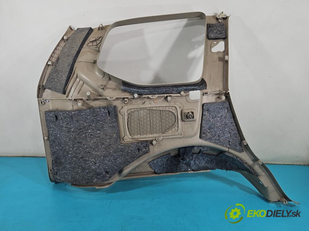 Toyota Land Cruiser J120 2002-2010 3.0 D4D 166 HP automatic 122 kW 2982 cm3 5- Čalounictví: kufra: pravé 62510-6A120